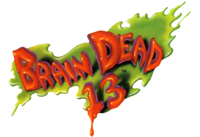 Brain Dead 13 title screen for Sega Saturn